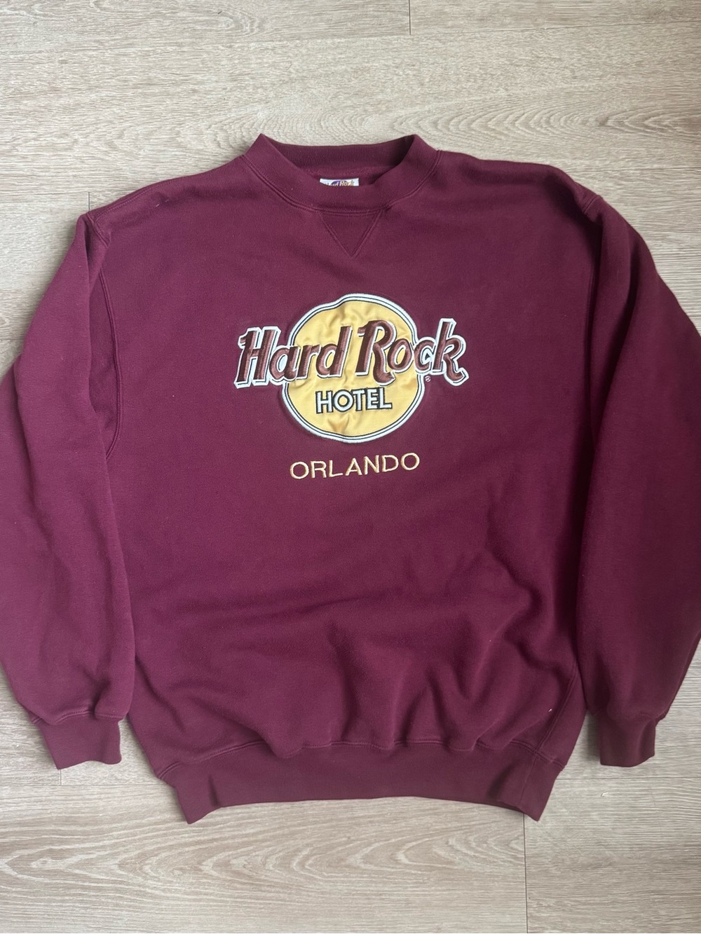 Vintage Hard Rock Cafe Maroon Crewneck